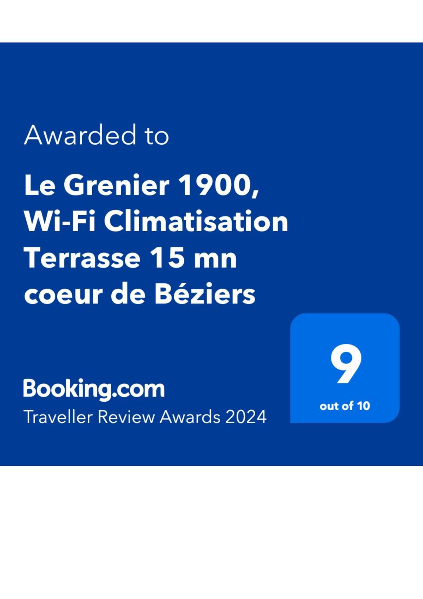 Le Grenier, Climatisation Terrasse Wi-Fi Netflix 15 Mn Coeur De Ville Beziers Exterior photo